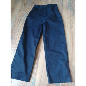 Girls Authentic Galaxy Uniform Pants size 12 Dark Blue Partial Elastic Waist